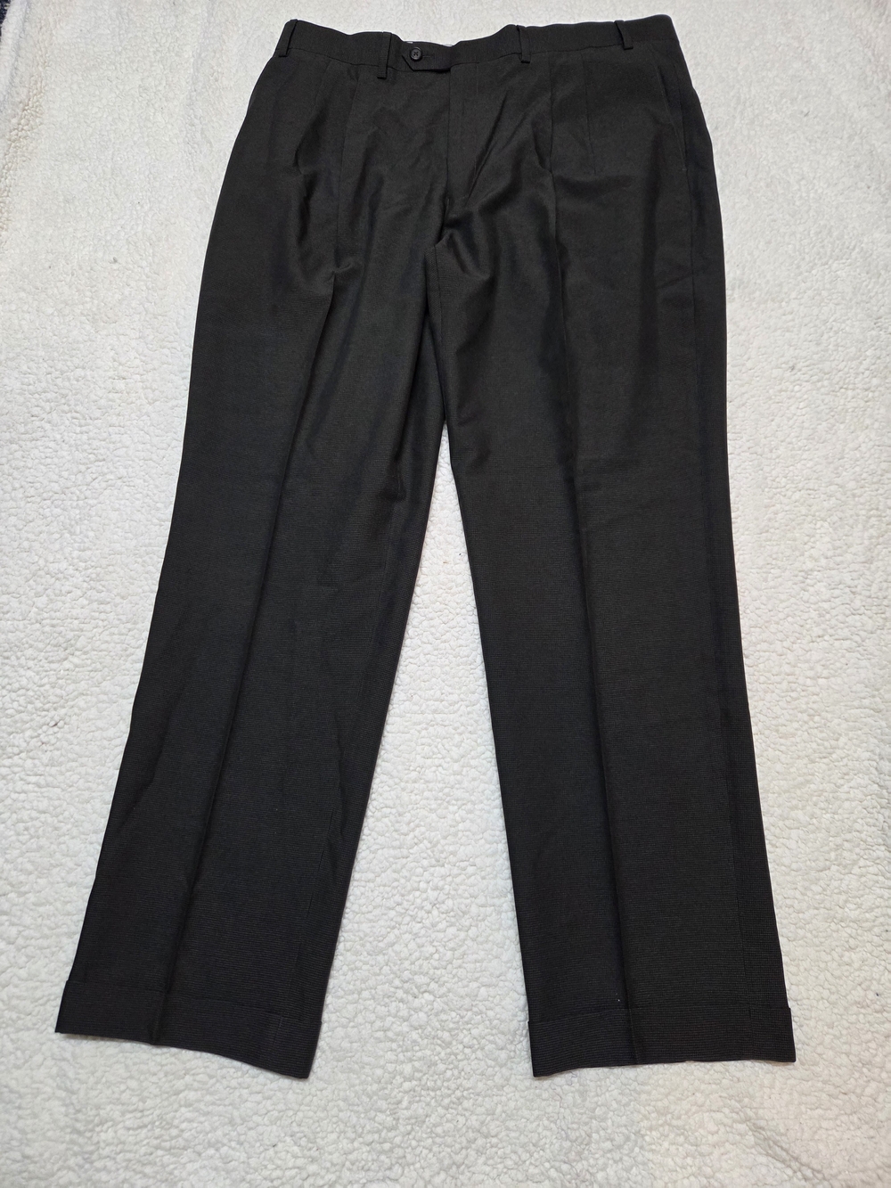 Ralph Lauren Black Pleated Dress Trousers